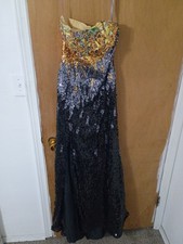 Blush Prom By Alexia Dress over shoulder strap size 8