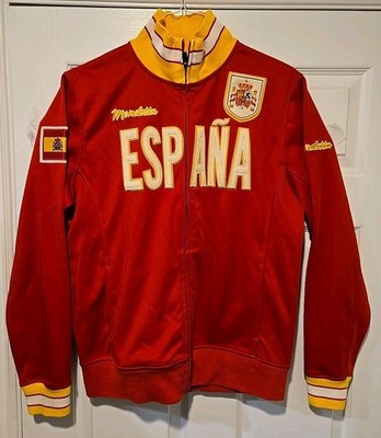 Spain ESPANA TRACK / SOCCER FOOTBALL JACKET - MONDETTA SIZE M - EXCELLENT SHAPE