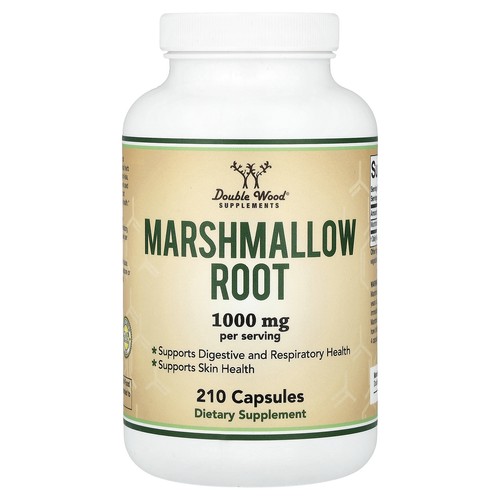 Marshmallow Root, 210 Capsules (500 mg per Capsule)