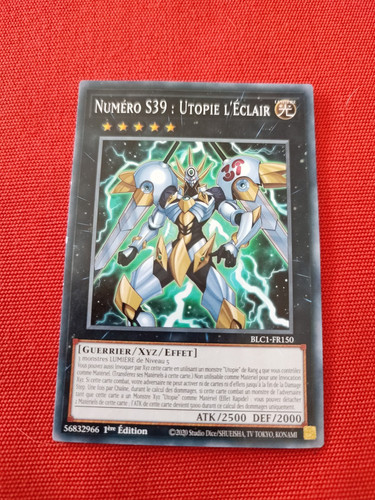 Number S39 Utopia The Lightning BLC1-FR150 1st Edition Rare Yu-Gi-Oh! Card TBE - Picture 1 of 2