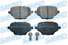 SAMKO Bremsbeläge Bremsbelagsatz hinten passend für Citroën Berlingo ER EC K9 B9