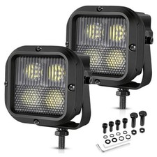 3inch 80W CREE LED Pods Cubes Off Road Driving Lights  9600LM, driving combo