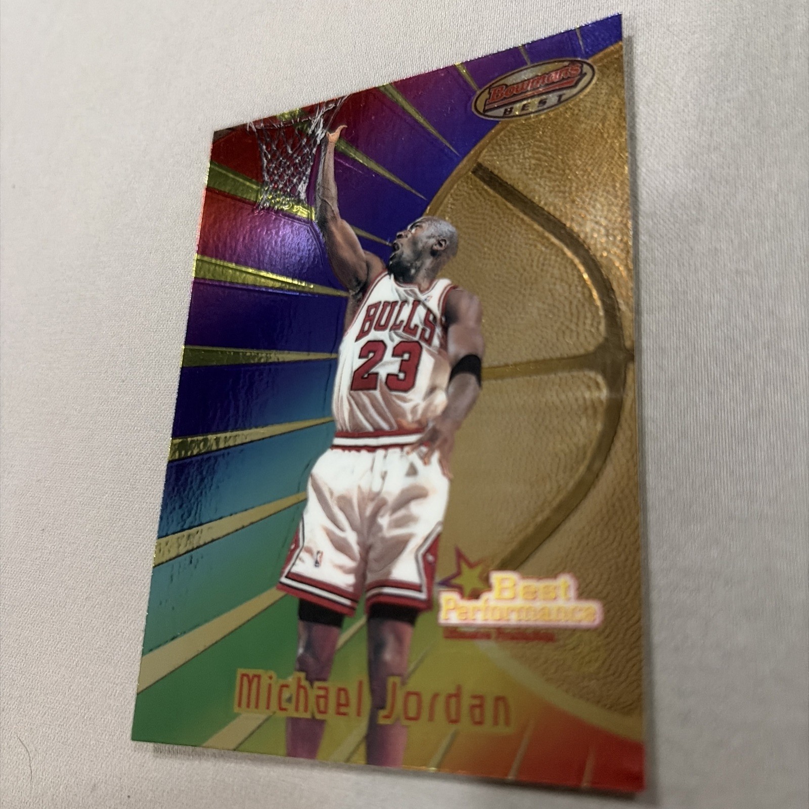 1997-98 Bowman's Best - Best Performance Michael Jordan #96