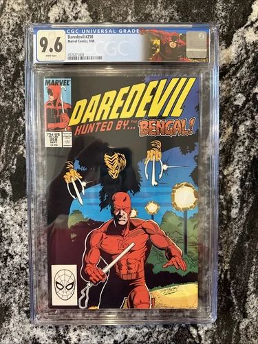 Daredevil #258 CGC 9.6 1st App of Bengal (Duc No Tranh) Custom Label