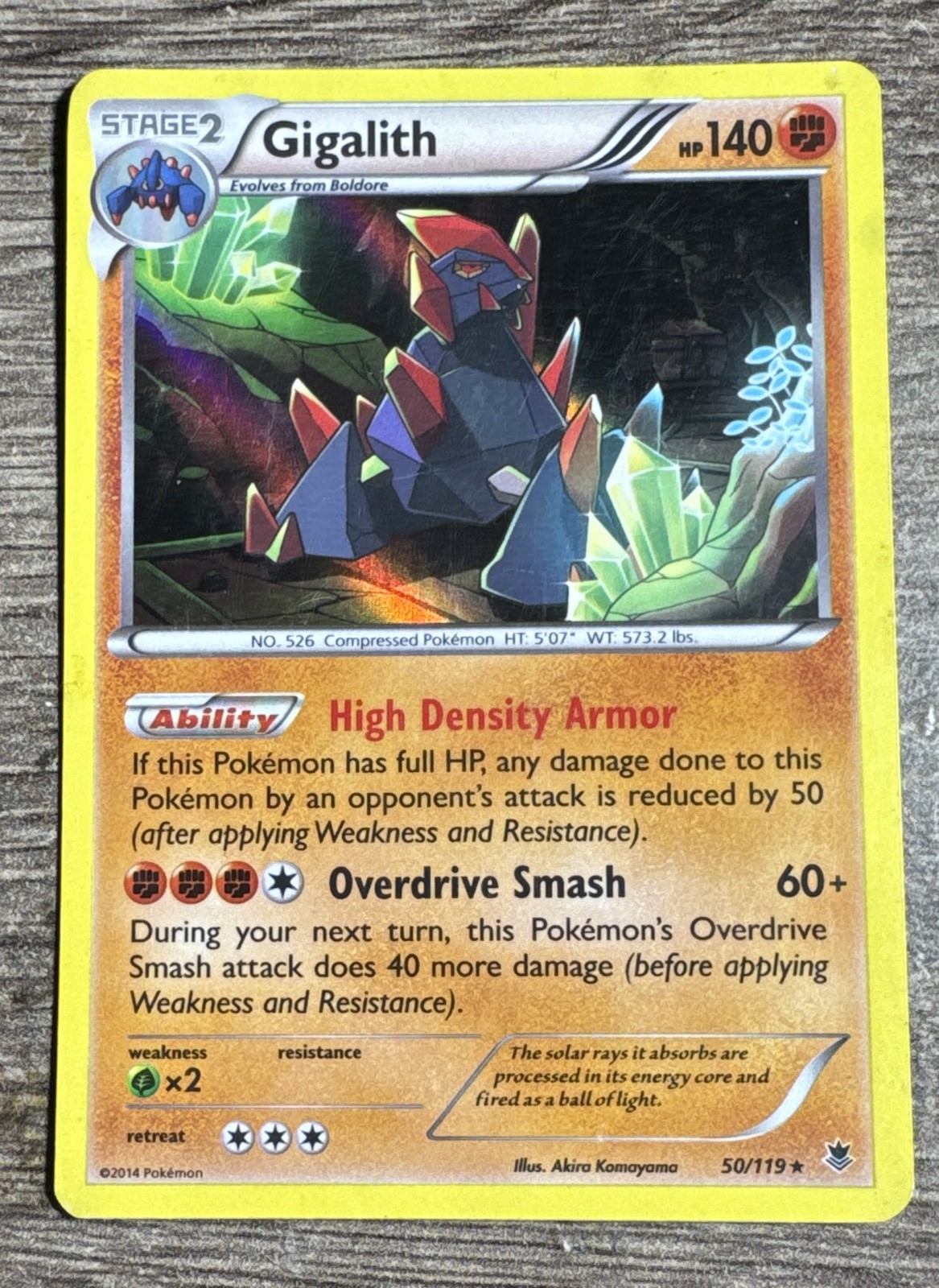 Gigalith 50/119 XY - Phantom Forces Holo
