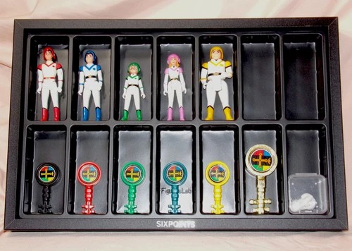 VOLTRON PILOT FIGURES+GOLD KEY Collectors Set In New Display Case-Panosh Place