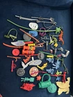 Vintage 1980-90 Teenage Mutant Ninja Turtles TMNT Weapons Accessories Lot