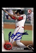 Signed Baseball Card Auto Gabby Guerrero 2016 Bowman #BP133 Arizona Diamondbacks