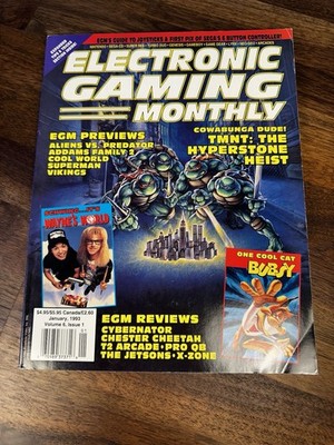 Electronic Gaming Monthly EGM #42 TMNT Hyperstone Heist Jan 1993 Vol 6, Issue 1