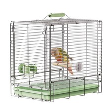 Bird Carrier Travel Cage - 304 Stainless Steel Portable Folding Bird Travel C...