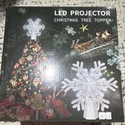 LED Projector Christmas Tree Topper Gold Star Holiday Theme Tree Topper — photo 2