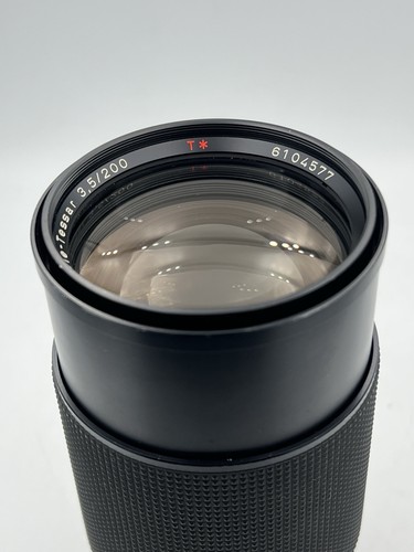 Objetivo Carl Zeiss Tele-Tessar 3,5/200 T* Contax/Yashica Alemania Occidental PROBADO✅ - Imagen 5 de 15