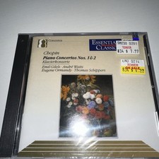 Chopin CD Piano Concertos Nos. 1 2 Emil Gilels Andr Watts Classical Sony