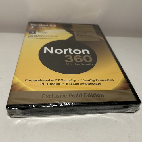Norton 360 Security Version 4.0 Exclusive Gold Edition 3 Users Software PC BNIP - 第 6/6 張圖片