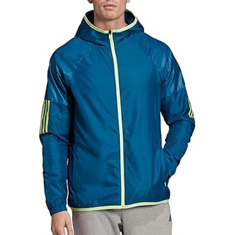 Men's adidas Sport 2 Street Windbreaker Hooded Jacket Lightweight Full Zip NWT
Opens in a new window