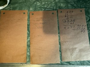 1957 Hamms Beer Delivery Driver Receipts  French Camp Ca. 