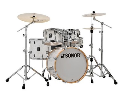 Sonor AQ2 Maple Studio 5-pc Shell Pack w/ 20'' Kick - White Marine Pearl