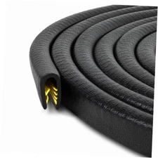 Edge Trim Black Large, Fits Edge 1/4 Inch, Length 10 Feet (3.05 Meter) 