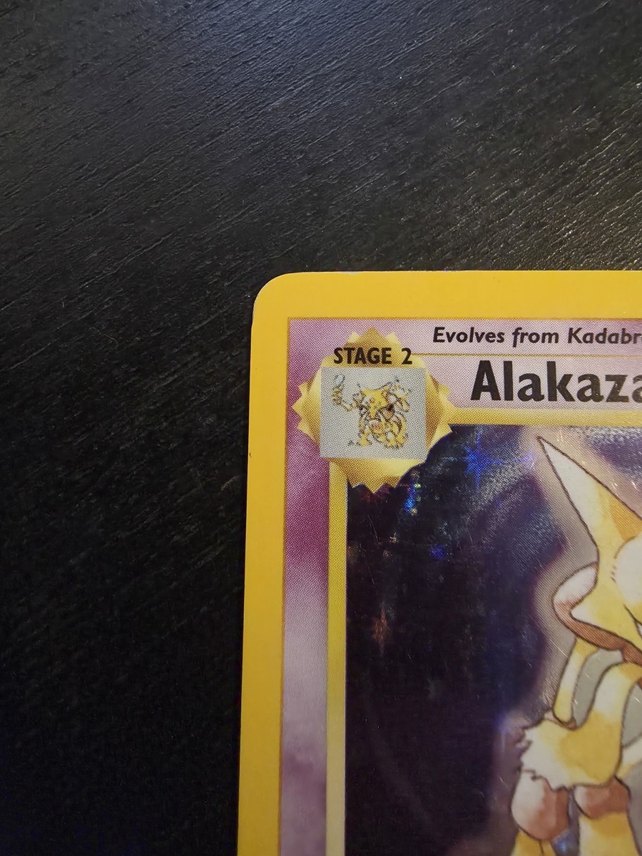 Pokémon TCG Alakazam Legendary Collection 2002 1/110 Holo Rare LP