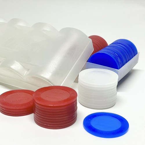 RARE 1940s Tupper Silent Partner Poker Set - Vintage Tupperware Collectible