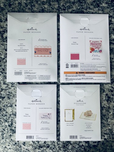 4 ~ Hallmark Paper Wonder ~ Design Pop-Up Card NUOVO ~ Festa della Mamma Amore - Foto 6 di 6