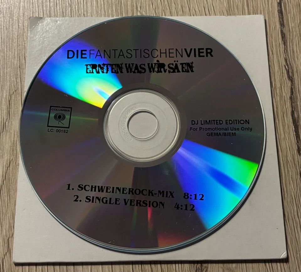 Die Fantastischen Vier CDr Ernten Was Wir Säen (2007) Limited DJ Promo Edition - Bild 2 von 3