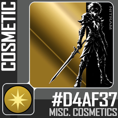 World Zero WZ - PREMIUM HEX - GOLD (#D4AF37) - MISC. COSMETICS