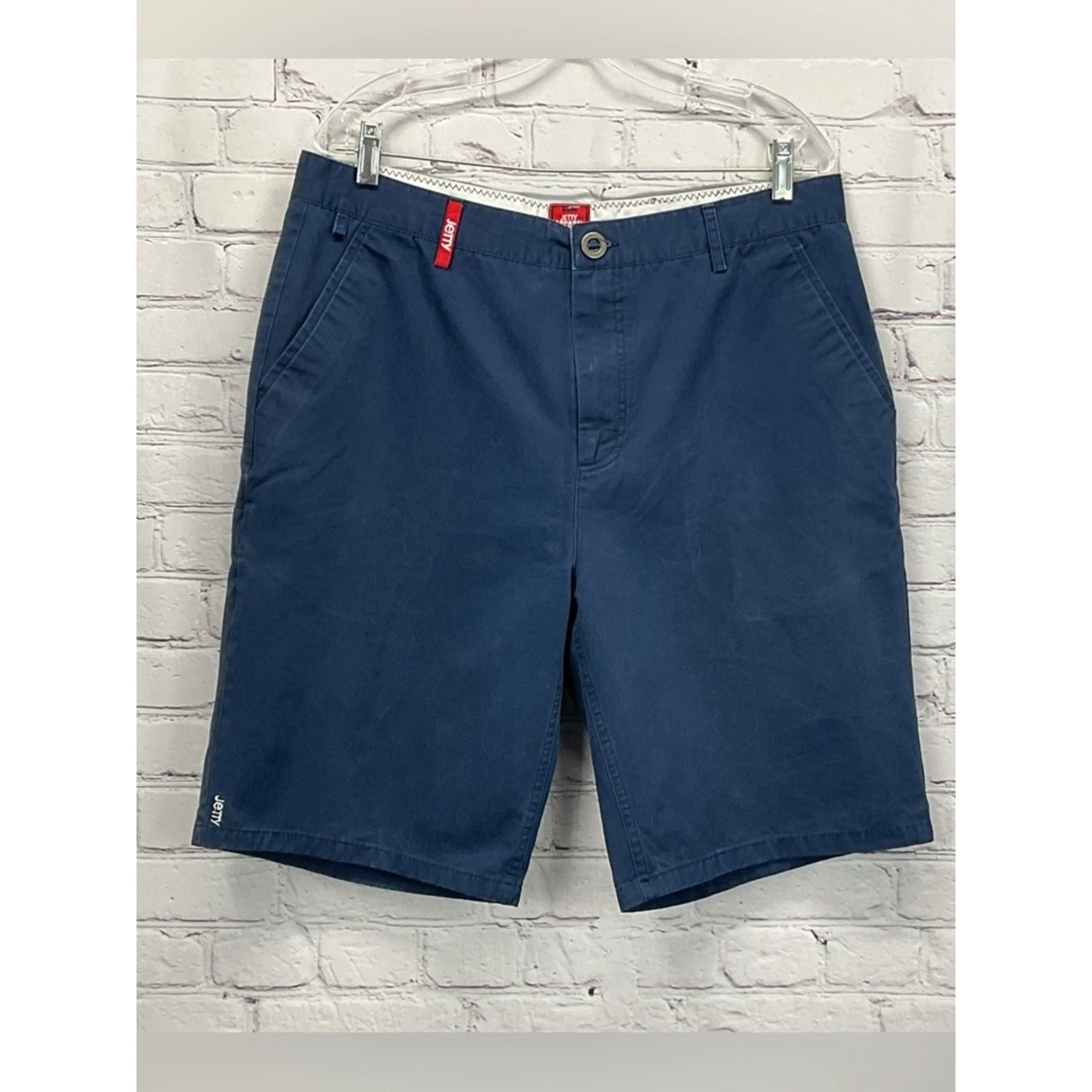 Jetty Apparel Co. Shorts Men's Size 36 Navy Athleisure Golf Travel Minimalist