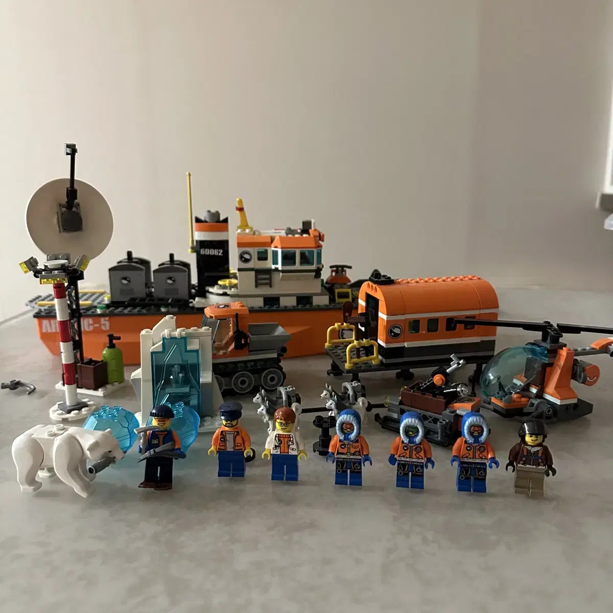 Lego Toy Lego Arctic Icebreaker LEGO City 60062 Arctic Icebreaker 100%  Complete, Instructions