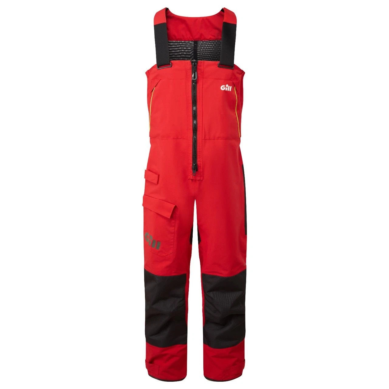 Gill OS2 Offshore Trousers Men's Bib, Red, XX-Large