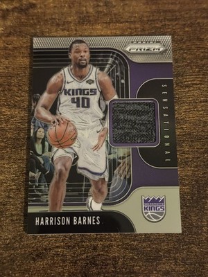 2019-20 Panini Prizm Sensational Swatches Jersey Harrison Barnes Game Used Free