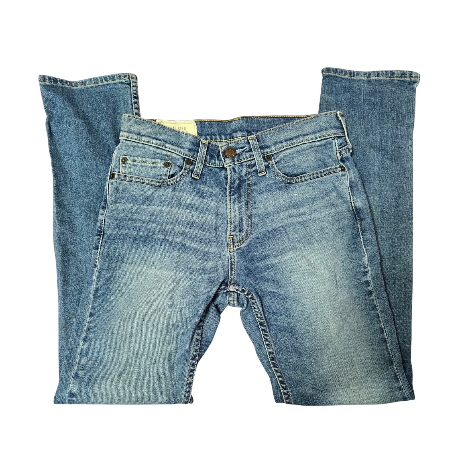Hollister California Skinny Jean Denim Y2K VTG Pants Grunge Blue Size 28x30