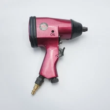 Illinois Industrial Tool Pneumatic Impact Drill Driver IIT Metal Flake Red 1/2"
