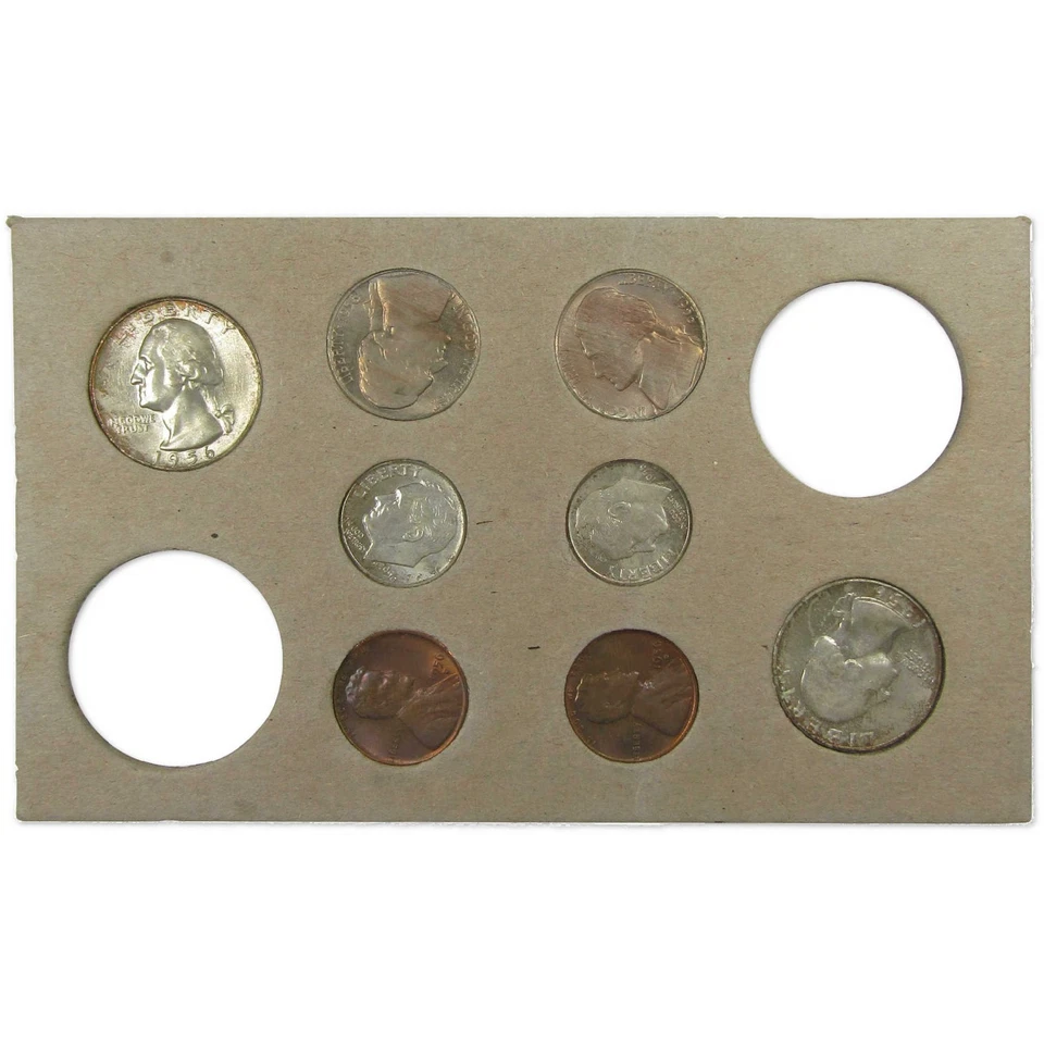 1956 U.S. Mint Uncirculated Coin Set Collectible OGP SKU:I22433 - Image 4 of 4