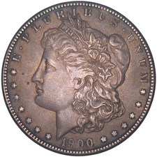 1900 P Morgan Silver Dollar Coin – 100% Authentic – U.S. Philadelphia