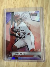 2025 Bowman’s Best Zach Neto Purple Refractor /250