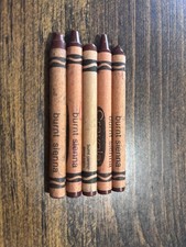 Vtg Crayola Crayons Binney Smith 5 Burnt Sienna 80s/90s/00s Retro Used Retired