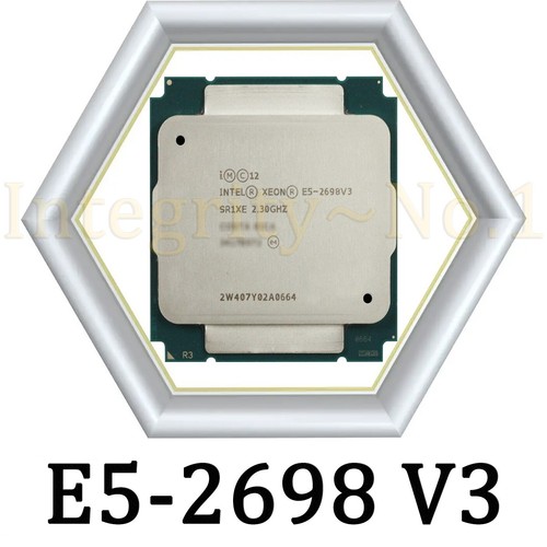 Intel Xeon E5-2698 V3 SR1XE 2.30GHz 16-Core 40MB 135W LGA2011-3 CPU Processor - 第 1/1 張圖片