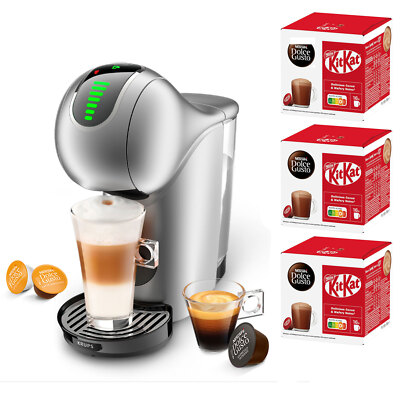Krups KP440E.20 Dolce Gusto Genio S Kapselmaschine inkl. 3x NDG KitKat Kakao