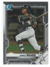 JAMES BEARD RC 2021 Bowman Chrome Prospects #BCP-6 ROOKIE White Sox  ID:13618