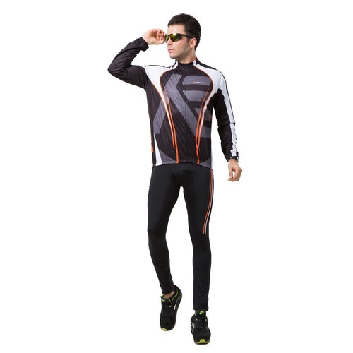 Herren Radfahren Radsport Radtrikot Fahrradtrikot Radhosen Fahrradhose Langarm - Bild 26 von 31