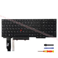 French Backlit Laptop Keyboard for Lenovo Thinkpad R15 E15 Gen2 Gen3 Gen4