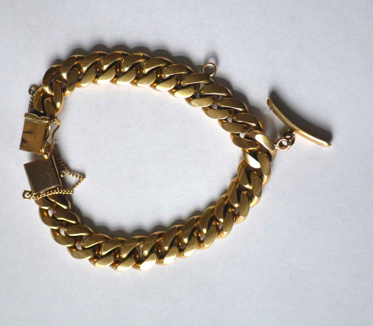 18 karat cuban link bracelet deals