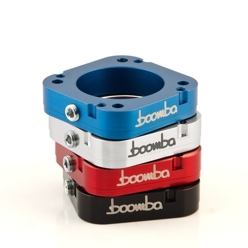 Combo espaciador de cuerpo de admisión/acelerador Boomba Racing Fiesta ST ACABADO ANODIZADO ROJO - Imagen 3 de 4