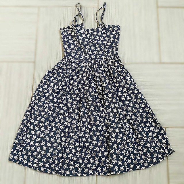 Jack Wills Floral Printed Kids Girl Blue Cotton Mini Dress 6-7 Years 154796 US | eBay