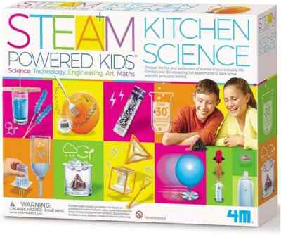 Dampfbetriebene Kinder Küche Wissenschaft Kit über 30 Experimente NEU VERSIEGELT Spaß