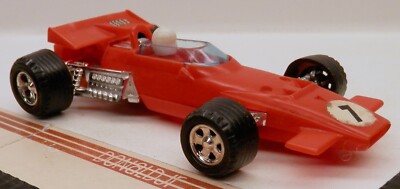 Plastic 1970's Indy 500 Race Car Vintage Funmates P&G Go Cars