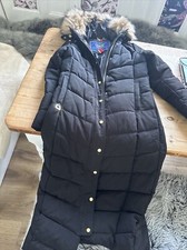 Holland Cooper Longline Puffer - Black S