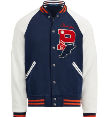 polo ralph lauren letterman varsity jacket