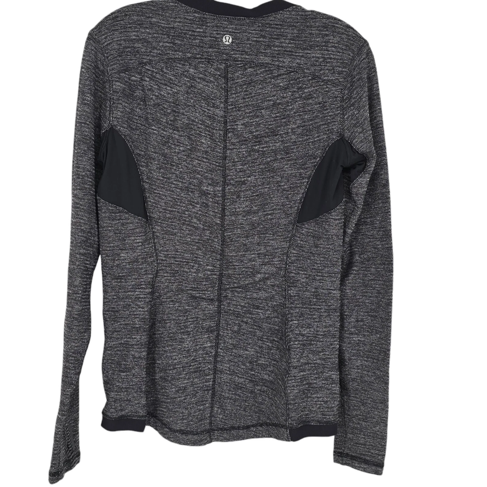 lululemon stretch pullover long sleeve thick knit thumb shirt